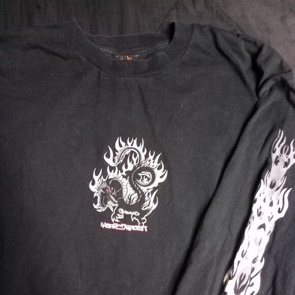 Vintage Y2K Year Of The Dragon Skater Long Sleeve T-Shirt - Picture 2 of 8
